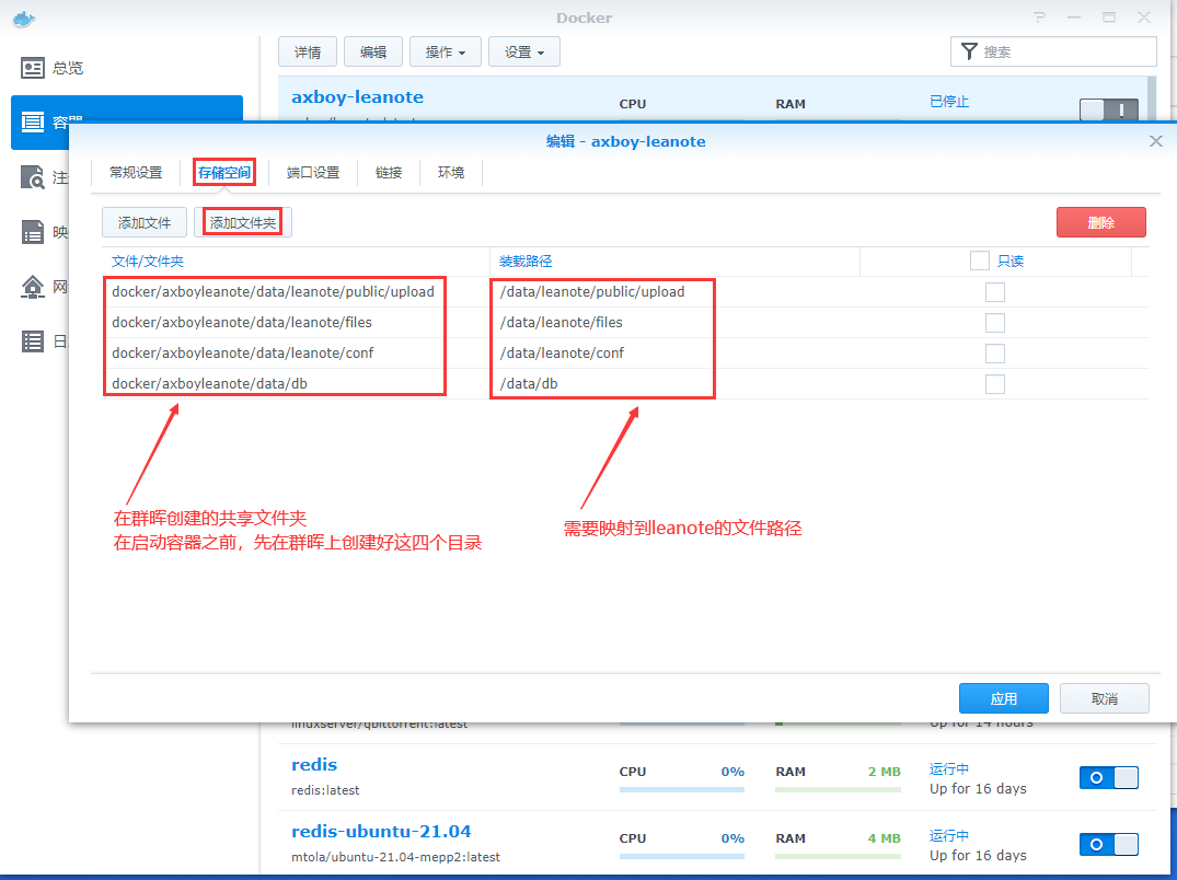 群晖NAS docker安装蚂蚁笔记(leanote)-摘自网络 - Aisword的探索随笔-Aisword的探索随笔